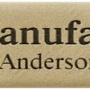 Light Brown Leatherette Single Pen Case 6 1/2" x 1"