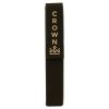 Black/Gold Leatherette Single Pen Case 6 1/2" x 1"