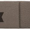 Gray Leatherette Single Pen Case 6 1/2" x 1"