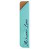 Teal Leatherette Pen Sleeve 6 1/4"