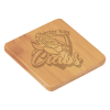 3 1/2" x 3 1/2" Square Bamboo Coaster