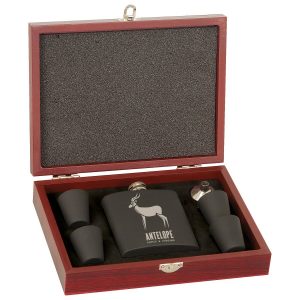 Colored Finish 6 oz Flask