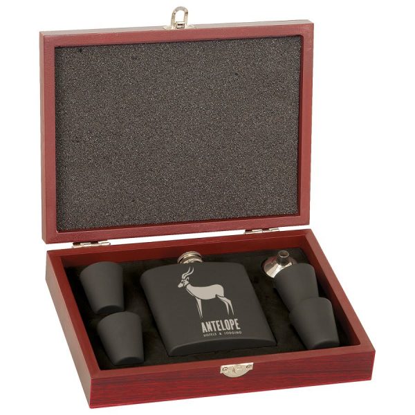 Colored Finish 6 oz Flask