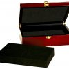 7 3/4" x 6 1/4" x 2 3/8" Rosewood Piano Finish Gift Box