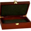 10 1/4" x 7 1/2" x 3 1/8" Rosewood Finish Gift Box
