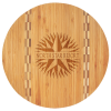 11 3/4" Round Bamboo Cutting Board with Butcher Block Inlay