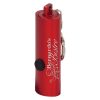 Red 3-Led Flashlight With Keychain
