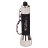 Black 5-Led Flashlight With Keychain