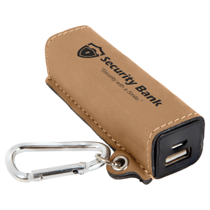 Custom Leatherette  2200 mAh Power Bank Collection