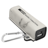 White Marble Leatherette 2200 Mah Power Bank With Us