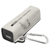 White Marble Leatherette 2200 Mah Power Bank With Us