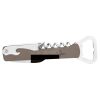 Gray Leatherette Wine Bottle Opener