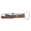 Rustic/Gold Leatherette Wine Bottle Opener