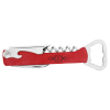 Red Leatherette Wine Bottle Opener
