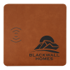 8" X 8" Rawhide Leatherette Phone Charging Mat
