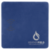 8" X 8" Blue/Silver Leatherette Phone Charging Mat
