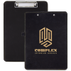 9" X 12 1/2" Black/Gold Leatherette Clipboard