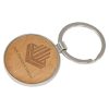 Silver/Wood Round