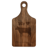 13 1/2" x 7" Walnut Paddle Shape Cutting Board