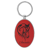 Red Oval Keychain