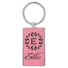 Pink Rectangle Keychain