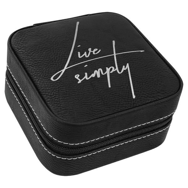 Custom Travel Jewelry Box with Lining