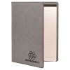Gray Leatherette Portfolio with Notepad