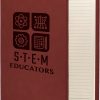 Rose Leatherette Portfolio with Notepad