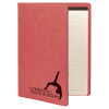 Pink Leatherette Portfolio with Notepad