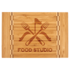 12" x 8 1/4" Bamboo Cutting Board with Butcher Block Inlay
