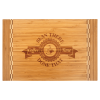 18 1/4" x 12" Bamboo Cutting Board with Butcher Block Inlay