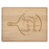 11 1/2" x 8 3/4" Maple Cutting Board with Drip Ring