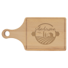 13 1/2" x 7" Maple Cutting Board Paddle Shape with Drip Ring
