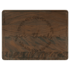 11 1/2" x 8 3/4" Walnut Cutting Board with Drip Ring