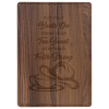 13 3/4" x 9 3/4" Walnut Cutting Board with Drip Ring