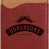 Rose Leatherette Phone Wallet