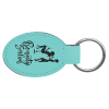 Teal/Black Oval