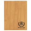 Bamboo Leatherette Small Portfolio with Notepad