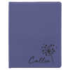 Purple Leatherette Portfolio with Notepad