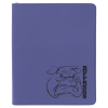 Purple with Zipper Leatherette Portfolio with Notepad