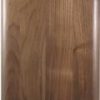 Walnut Plaque Elliptical Edge Square Corner 7" x 9"