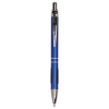 Blue with Silver Trim Pen with Gripper