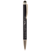 Black with Silver Trim Pen with Stylus