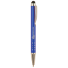 Blue with Silver Trim Pen with Stylus
