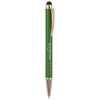 Green with Silver Trim Pen with Stylus