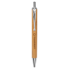 Bamboo with Silver Trim Pen