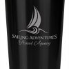 Black Stainless Steel Travel Mug without Handle 16 oz.