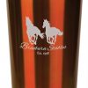 Orange Stainless Steel Travel Mug without Handle 16 oz.