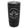 Black with Black/Silver Tumbler with Clear Lid