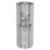 22 oz. Stainless Steel Skinny Tumbler with Slider Lid